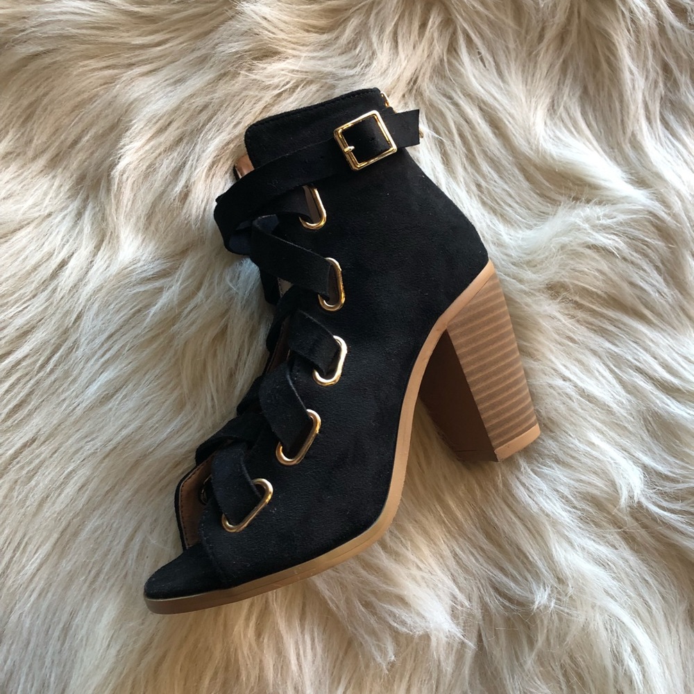 Black Suede Heels